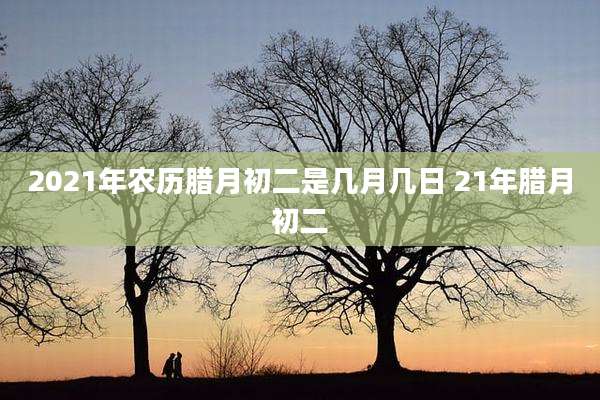 2021年农历腊月初二是几月几日 21年腊月初二