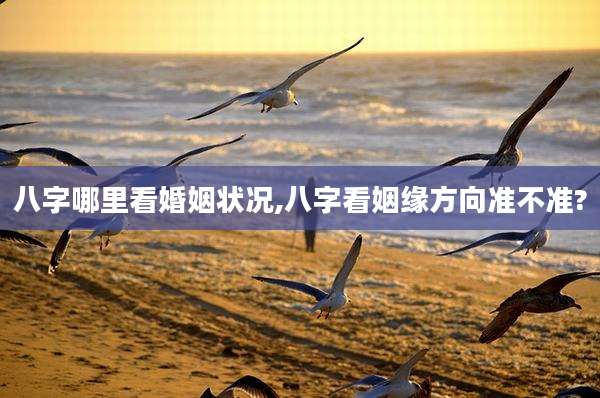 八字哪里看婚姻状况,八字看姻缘方向准不准?