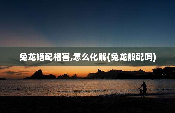 兔龙婚配相害,怎么化解(兔龙般配吗)