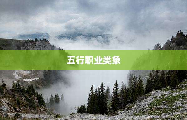 五行职业类象