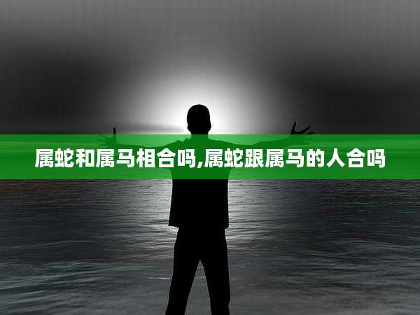 属蛇和属马相合吗,属蛇跟属马的人合吗