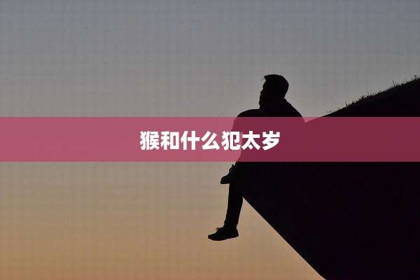 猴和什么犯太岁