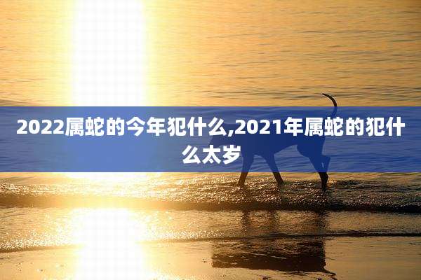 2022属蛇的今年犯什么,2021年属蛇的犯什么太岁