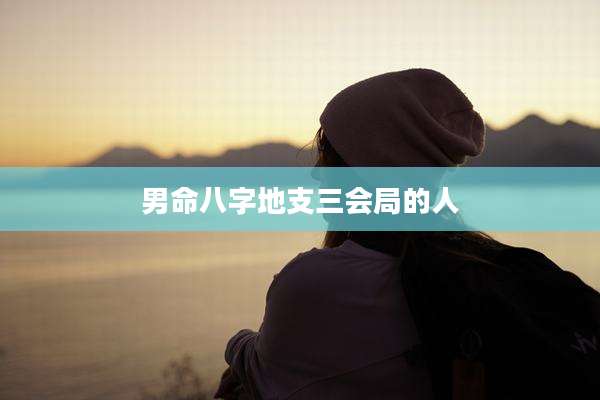 男命八字地支三会局的人