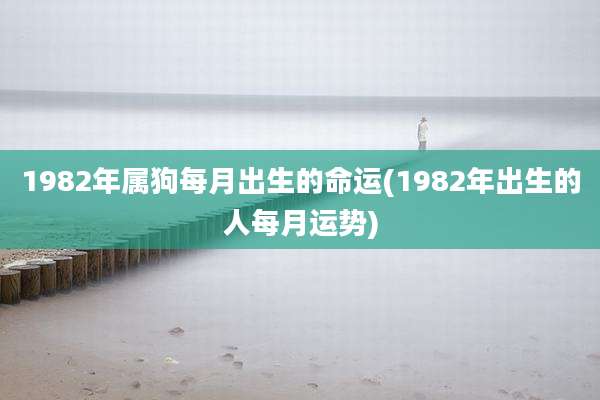 1982年属狗每月出生的命运(1982年出生的人每月运势)
