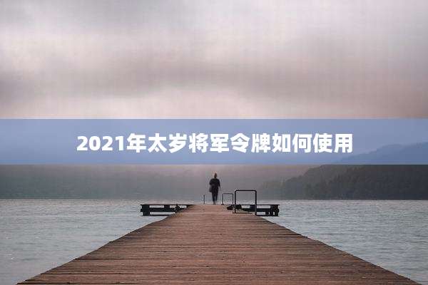 2021年太岁将军令牌如何使用