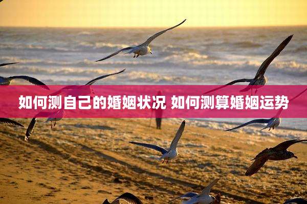 如何测自己的婚姻状况 如何测算婚姻运势