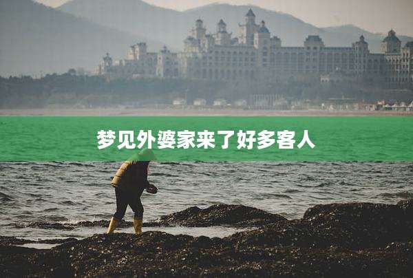 梦见外婆家来了好多客人