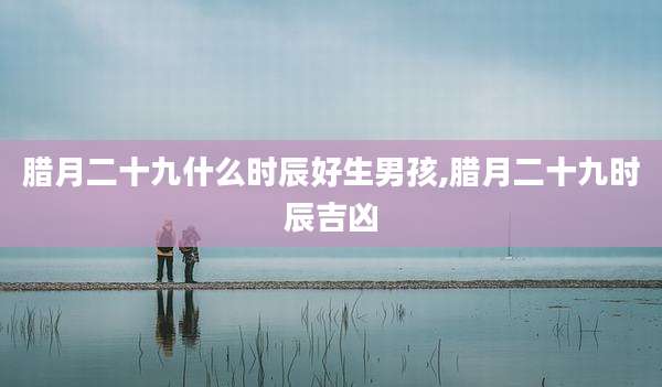 腊月二十九什么时辰好生男孩,腊月二十九时辰吉凶
