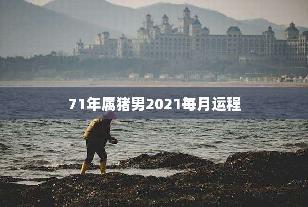 71年属猪男2021每月运程