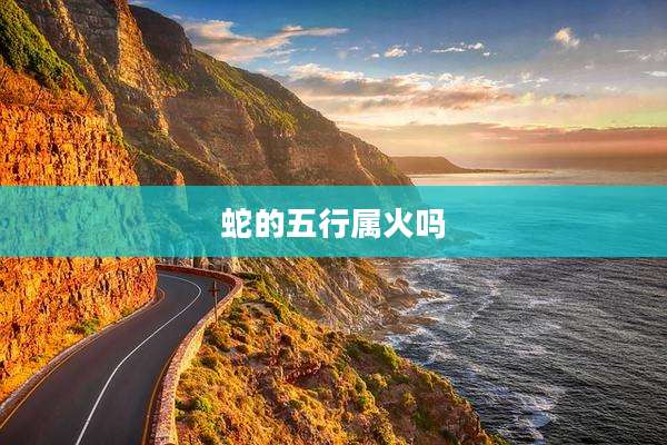 蛇的五行属火吗