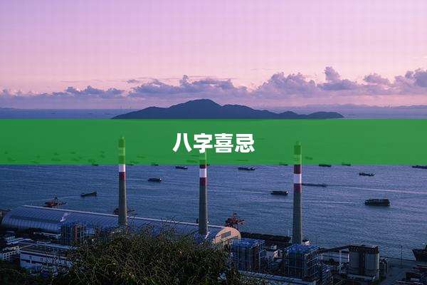 八字喜忌