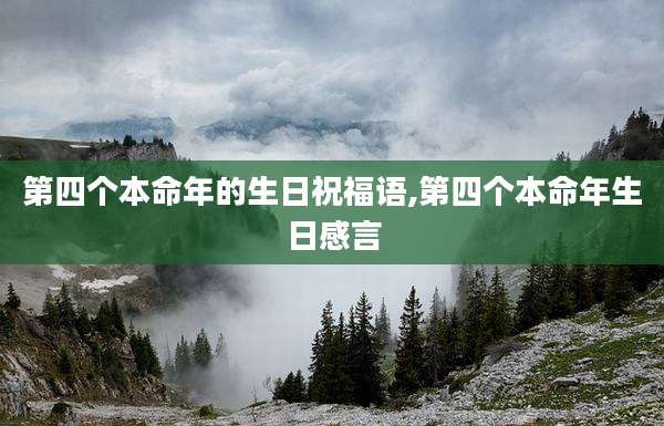 第四个本命年的生日祝福语,第四个本命年生日感言