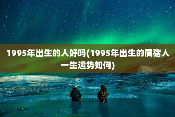 1995年出生的人好吗(1995年出生的属猪人一生运势如何)