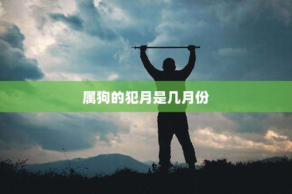 属狗的犯月是几月份