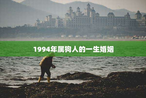 1994年属狗人的一生婚姻