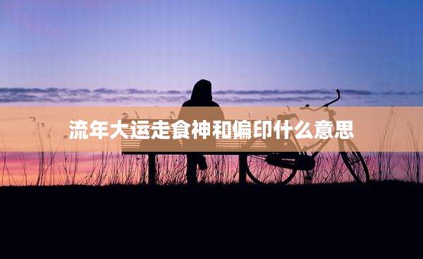 流年大运走食神和偏印什么意思