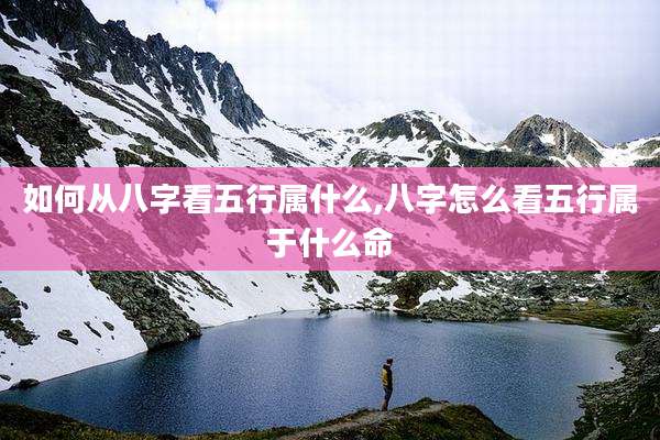 如何从八字看五行属什么,八字怎么看五行属于什么命