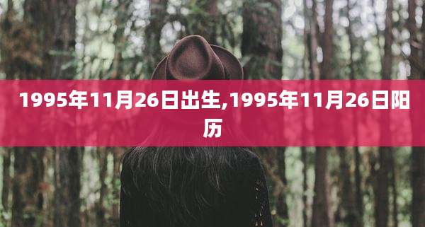 1995年11月26日出生,1995年11月26日阳历
