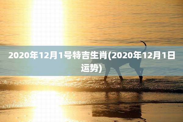 2020年12月1号特吉生肖(2020年12月1日运势)