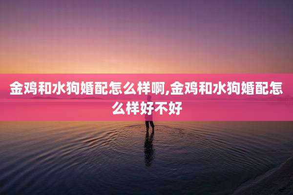 金鸡和水狗婚配怎么样啊,金鸡和水狗婚配怎么样好不好