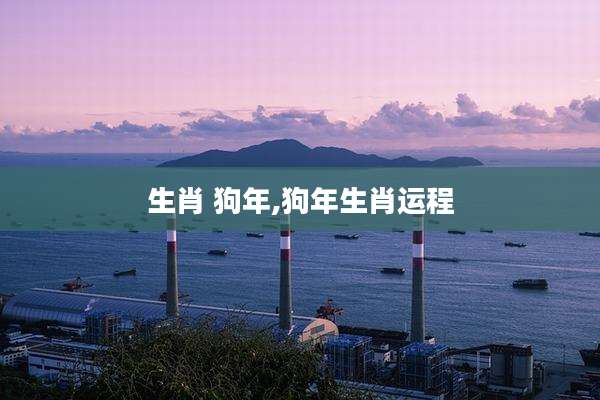生肖 狗年,狗年生肖运程