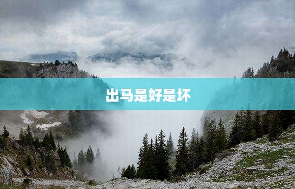 出马是好是坏
