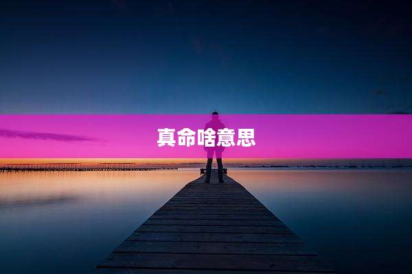 真命啥意思