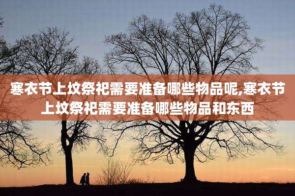 寒衣节上坟祭祀需要准备哪些物品呢,寒衣节上坟祭祀需要准备哪些物品和东西