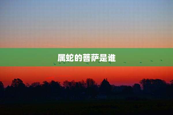 属蛇的菩萨是谁