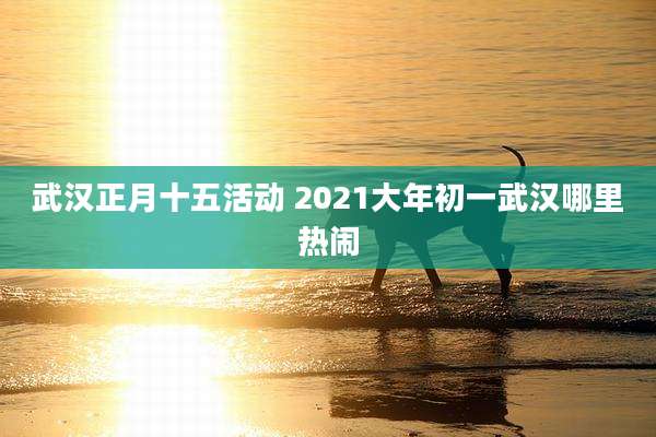 武汉正月十五活动 2021大年初一武汉哪里热闹