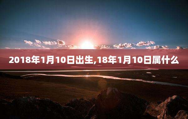2018年1月10日出生,18年1月10日属什么