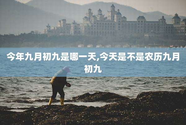今年九月初九是哪一天,今天是不是农历九月初九