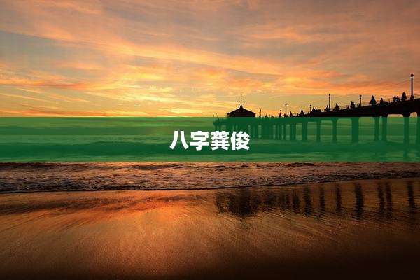 八字龚俊