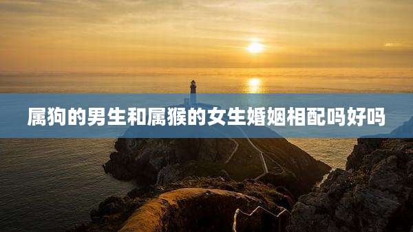 属狗的男生和属猴的女生婚姻相配吗好吗