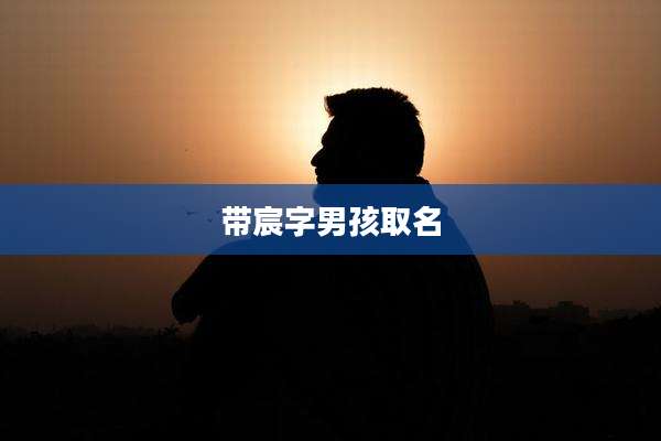 带宸字男孩取名