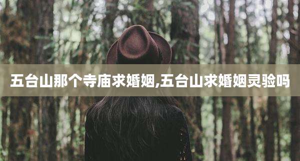 五台山那个寺庙求婚姻,五台山求婚姻灵验吗