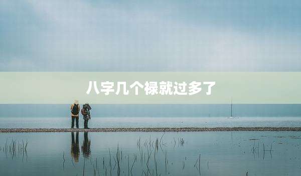 八字几个禄就过多了