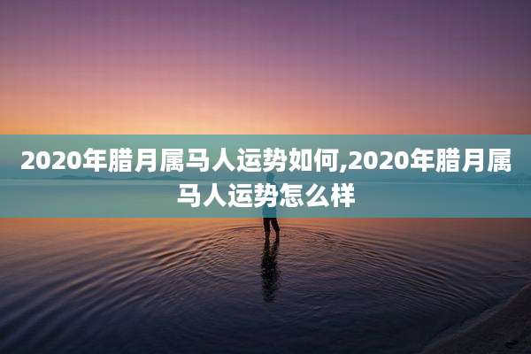 2020年腊月属马人运势如何,2020年腊月属马人运势怎么样