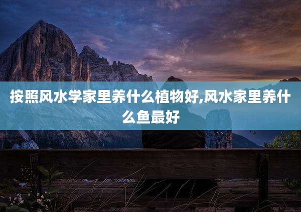 按照风水学家里养什么植物好,风水家里养什么鱼最好