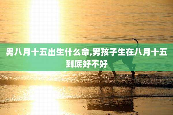 男八月十五出生什么命,男孩子生在八月十五到底好不好