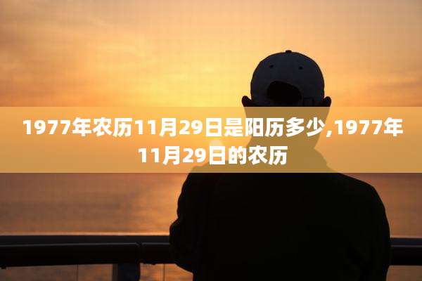 1977年农历11月29日是阳历多少,1977年11月29日的农历
