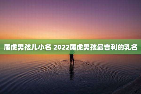 属虎男孩儿小名 2022属虎男孩最吉利的乳名