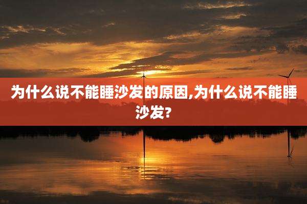 为什么说不能睡沙发的原因,为什么说不能睡沙发?