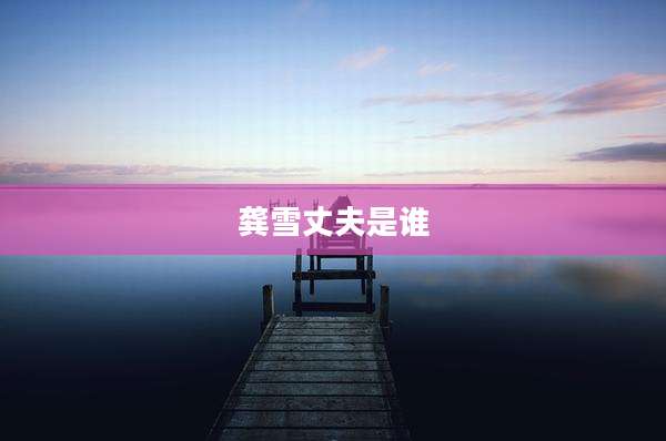 龚雪丈夫是谁