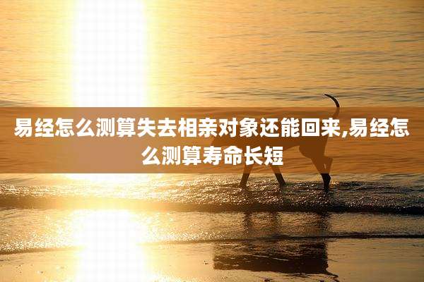 易经怎么测算失去相亲对象还能回来,易经怎么测算寿命长短