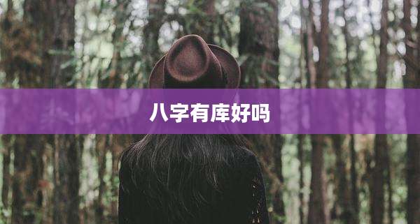 八字有库好吗