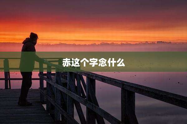 赤这个字念什么
