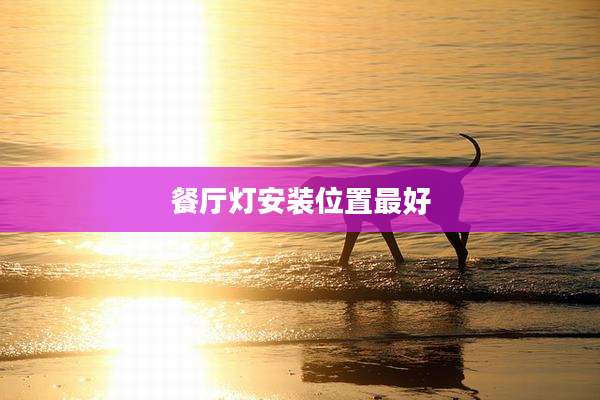餐厅灯安装位置最好
