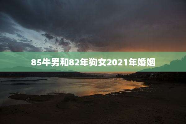 85牛男和82年狗女2021年婚姻